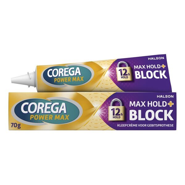 Corega Max Hold & Block 70 grami<br>Medicīnas ierīce - 70 g
