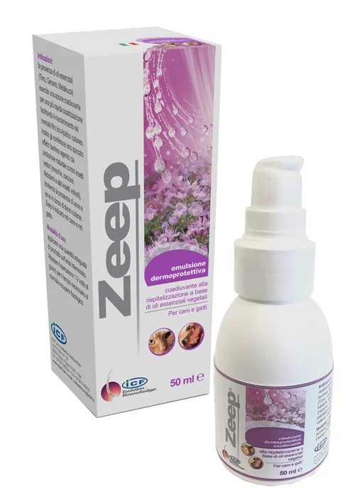 Zeep Emulsão reestruturante e regeneradora para cães e gatos 50 ml
