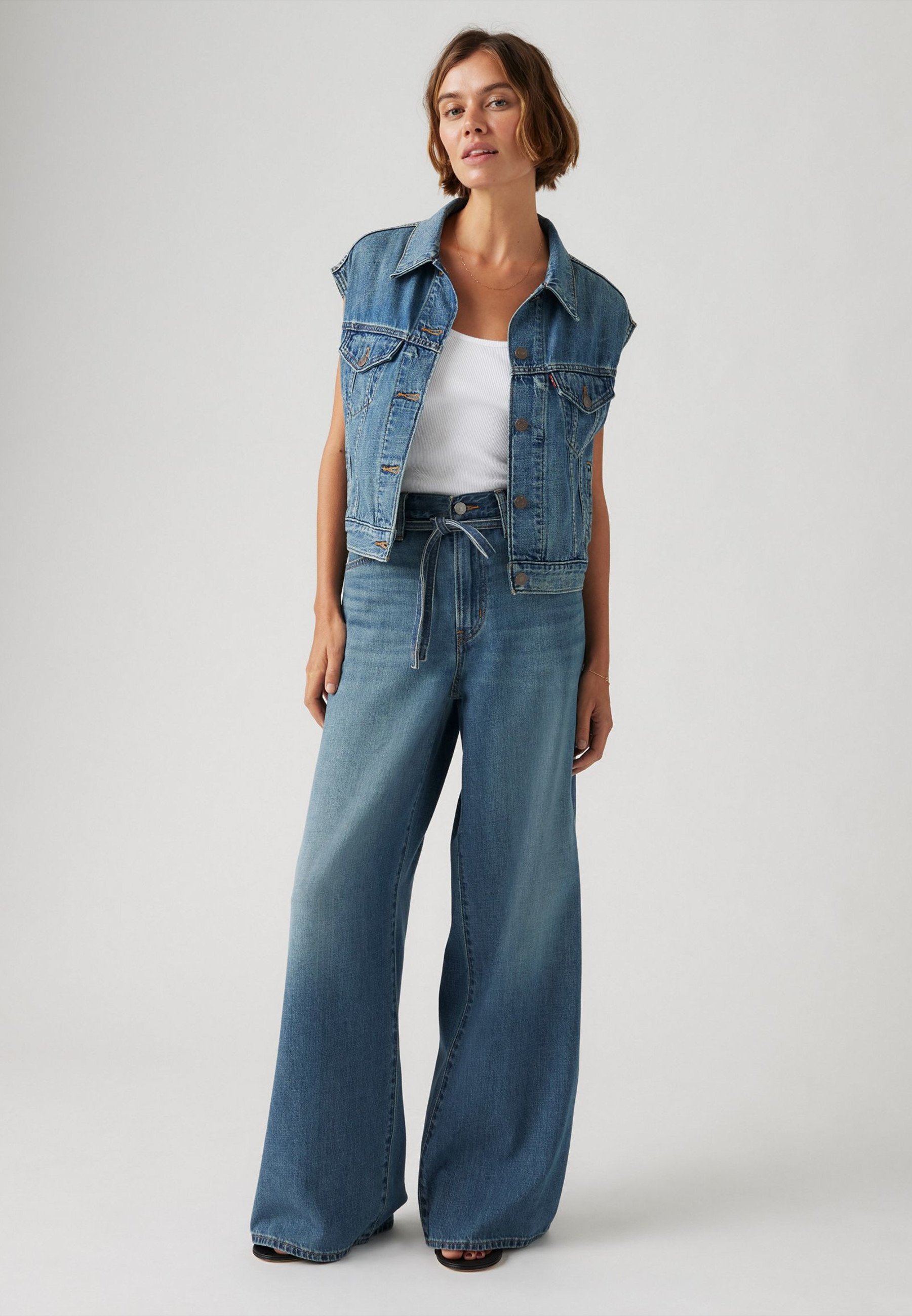 Levi's® XL STRAIGHT - Relaxed fit jeans - stop met het pluizen van linnen + denim