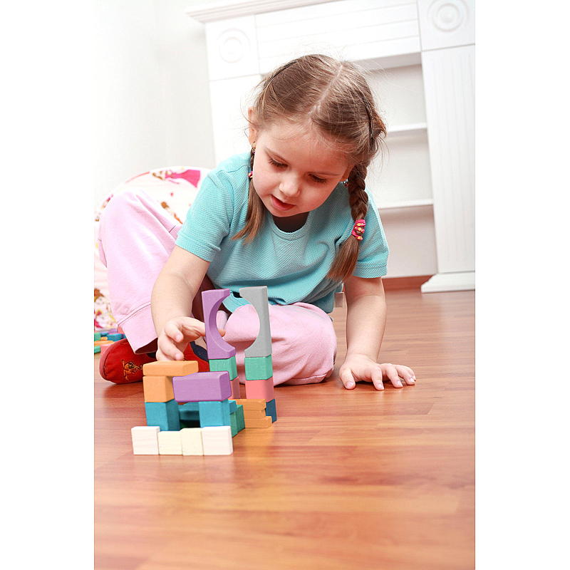 Træbyggeklodser 50 stykker
