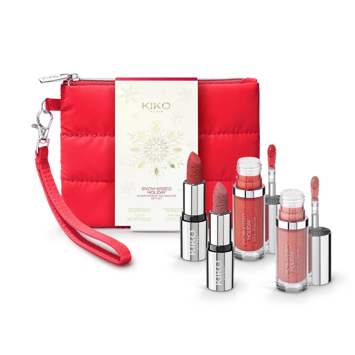 Kiko Milano Snow-Kissed Holiday Never Without You Mini Lips Presentset