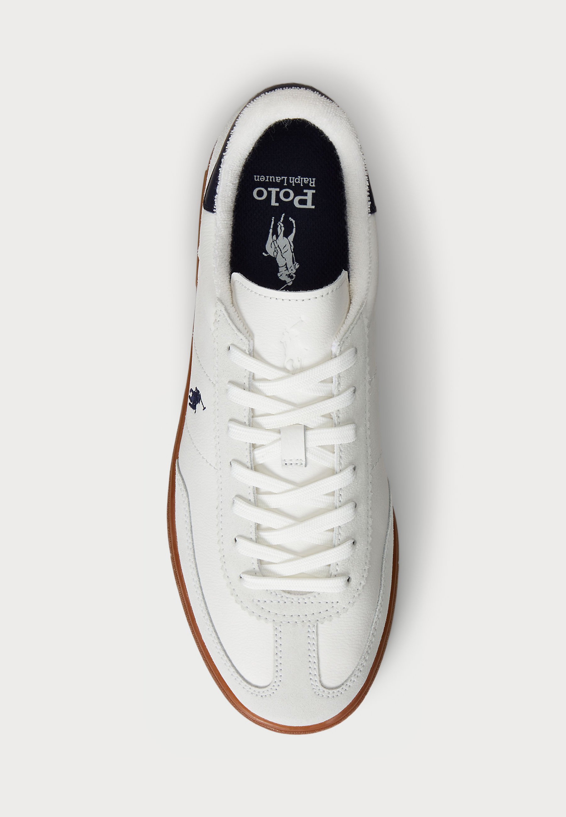 Polo Ralph Lauren BEDFORD LEATHER-SUEDE SNEAKER UNISEX - Tenisky - black/navy