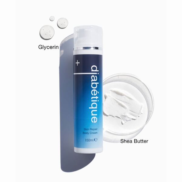 Crema corporal reparadora para la piel Diabetique 150 ml
