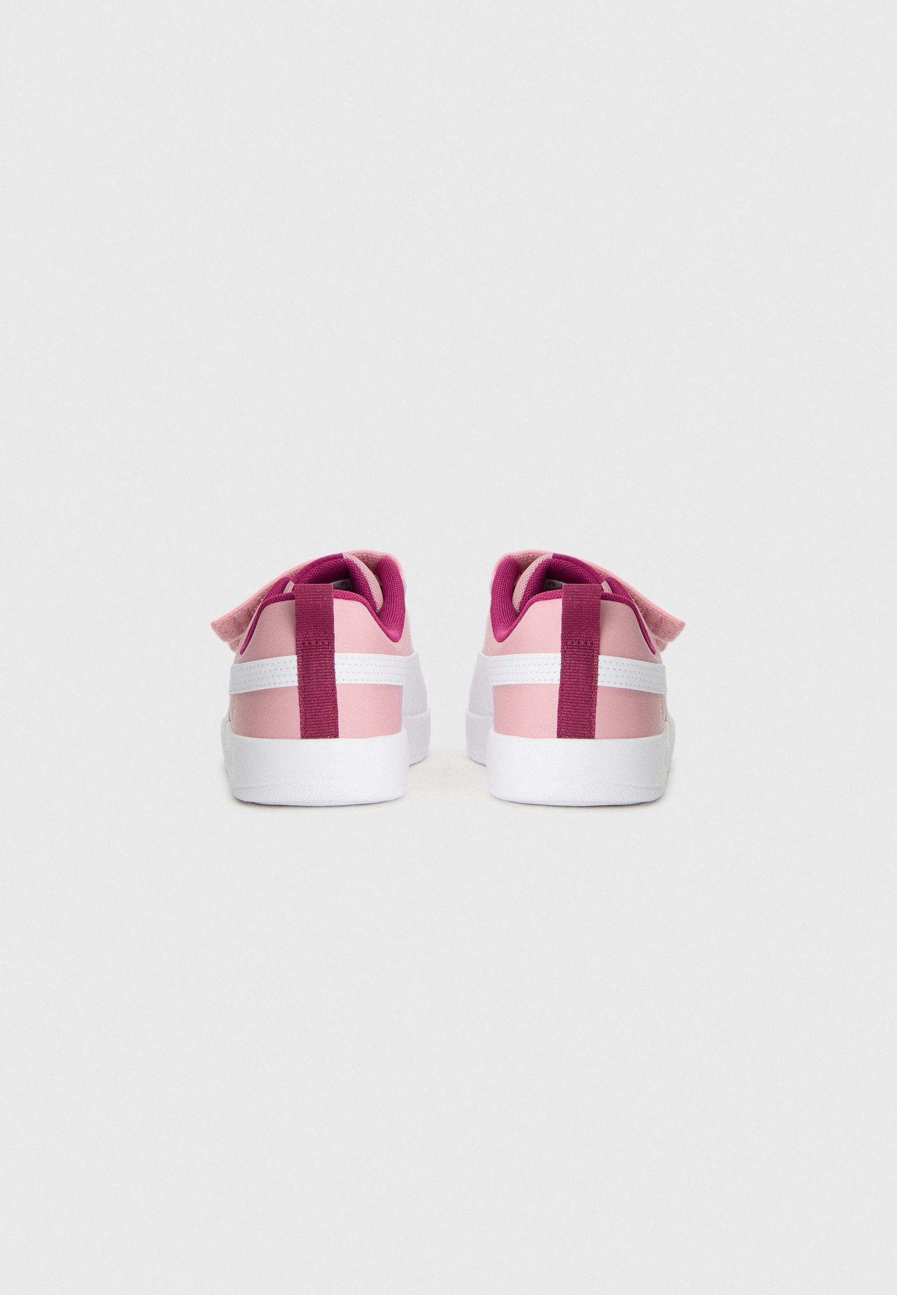 Puma COURTFLEX V3 UNISEX - Hardloopschoenen voor op de weg - roze/wit/bessenrood