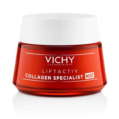 Vichy Liftactiv Collagen Specialist Nattkrem med oppstrammende antialdringseffekt 50 ml 50 ml