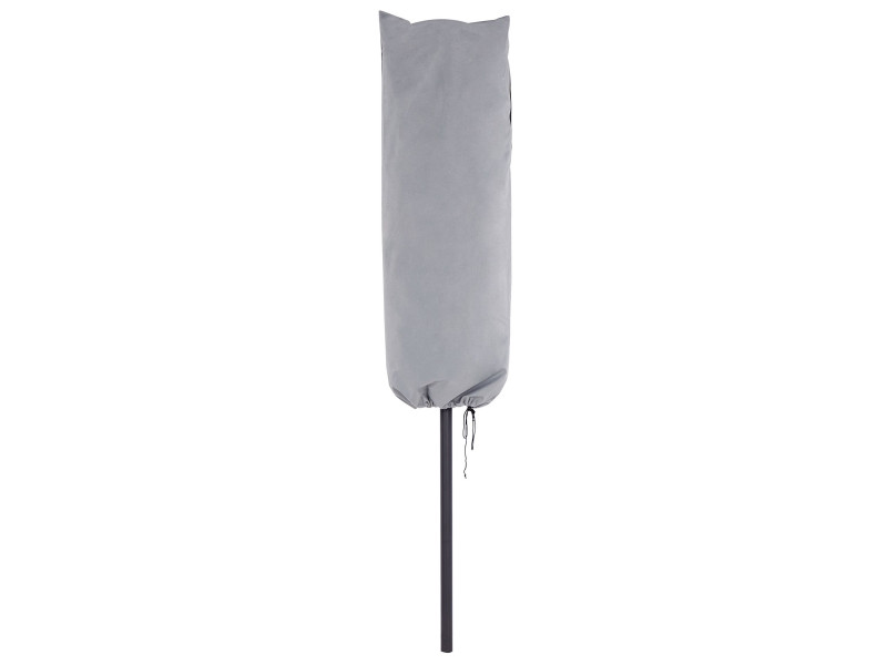 Pokrowiec ogrodowy na parasol 257x69x53 cm szary