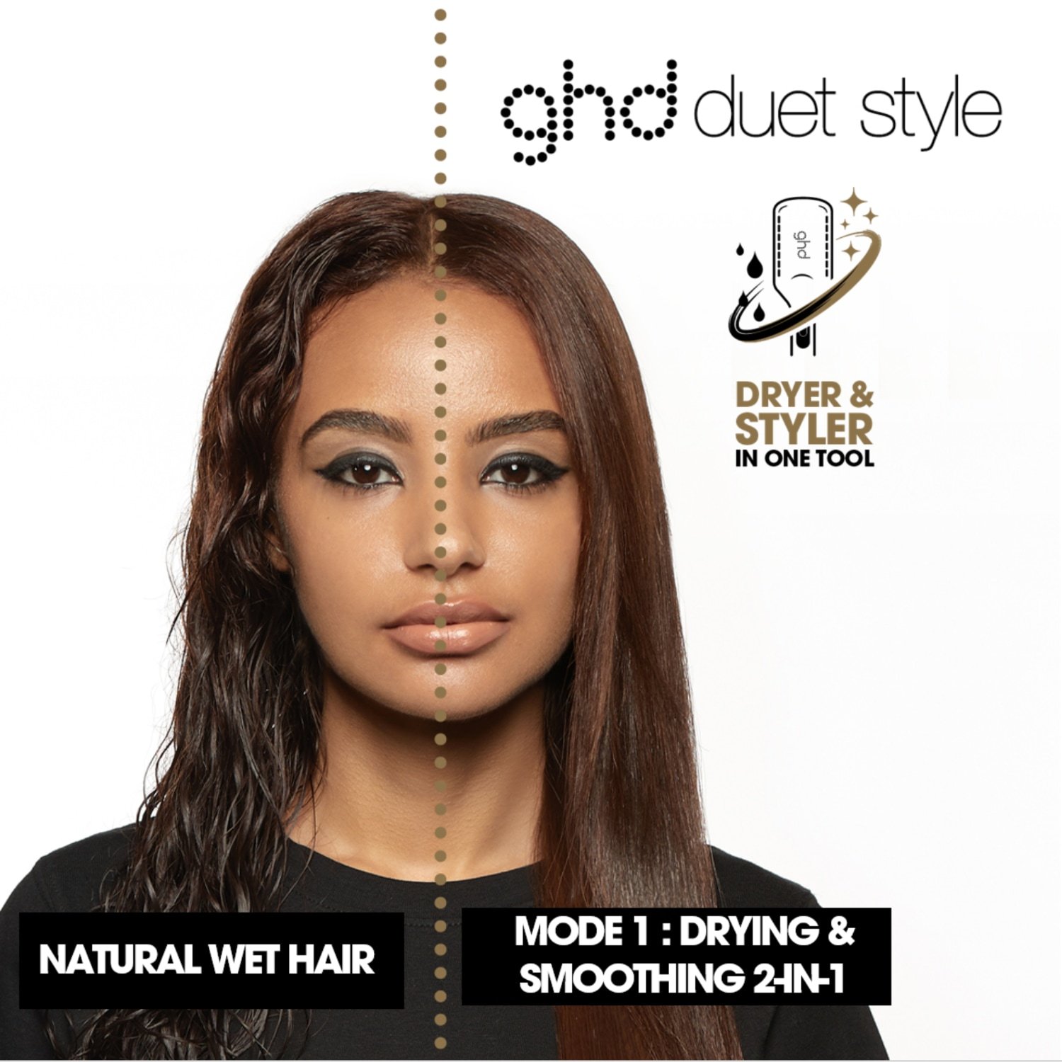 ghd Duet Style 2-v-1 teplovzdušný fén čierny