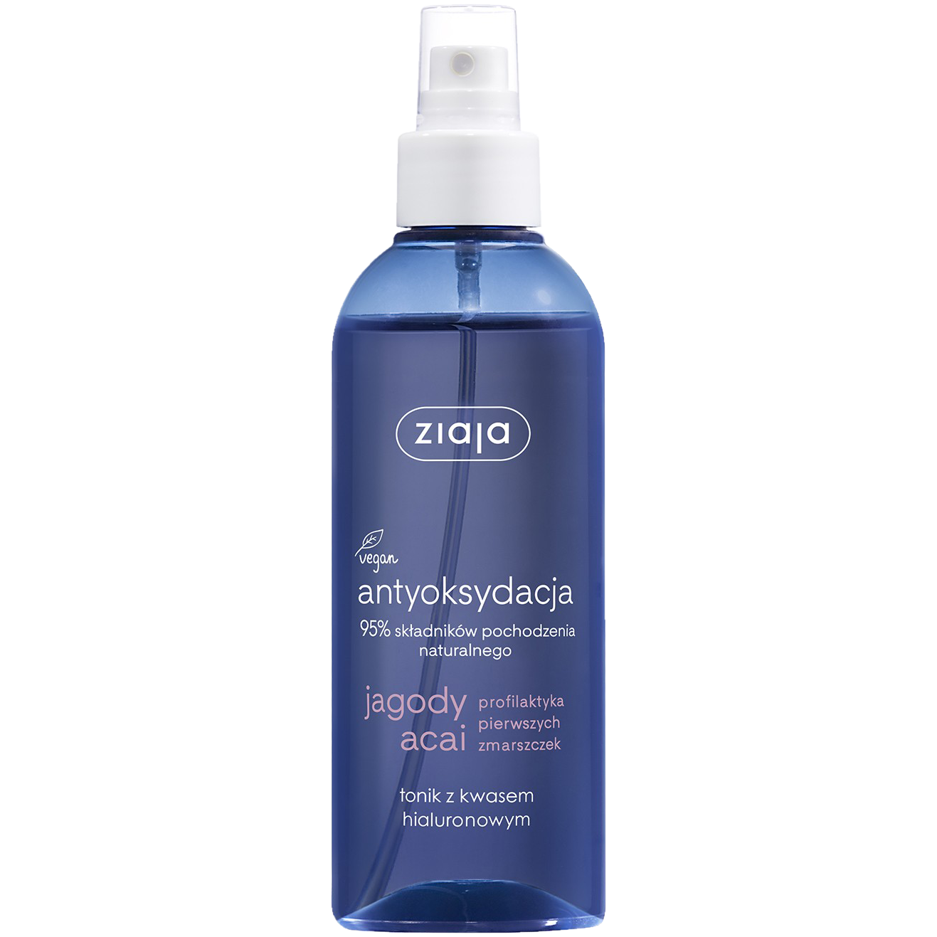 Ziaja Gesichtswasser mit Hyaluronsäure 200 ml Acai-Beeren
