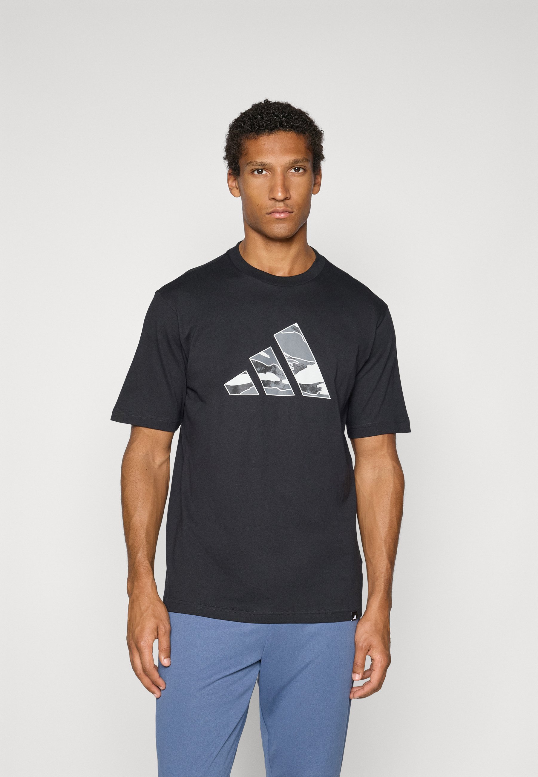 T-shirt adidas Sportswear CAMO LOGO - Stampa - nera