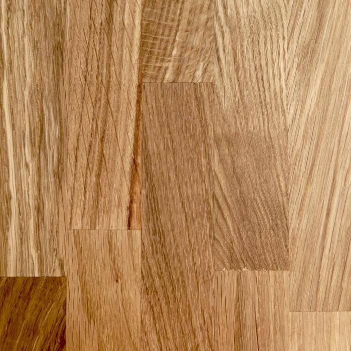 Solid oak worktop with natural oiled edge, 250 x 65 cm, 36 mm thick