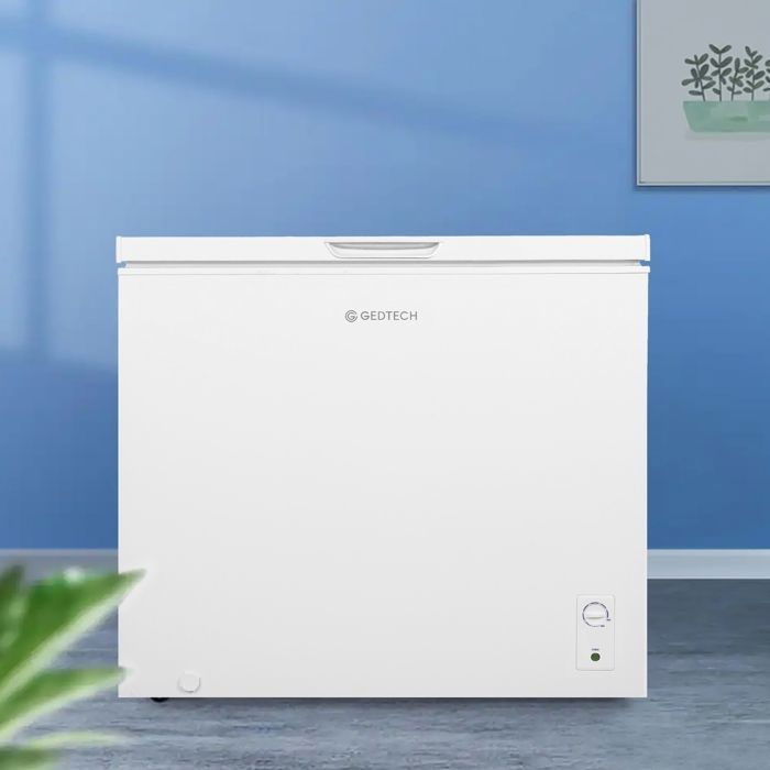 Congelador horizontal GEDTECH 300L GCO300L - Independente - Grande capacidade de armazenamento - Silencioso - Branco