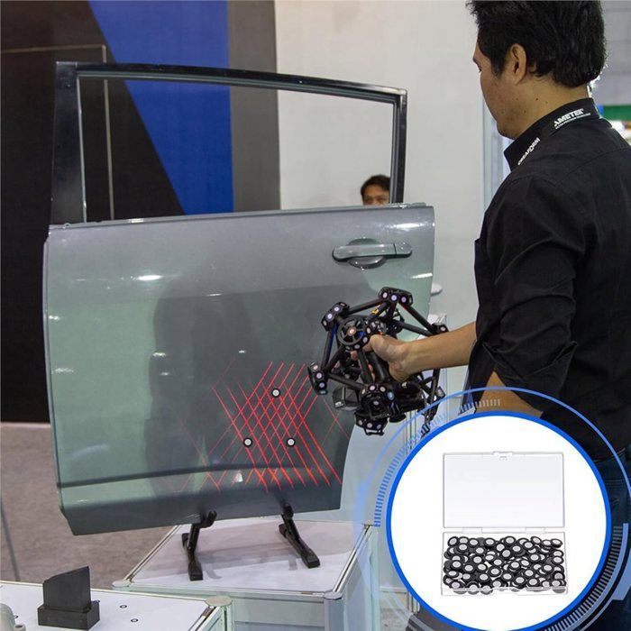 600 3D Magnetic Tracking Points for Scanner, 6.0 mm Inner Diameter, 10 mm Outer Diameter, Reference Point Marker for
