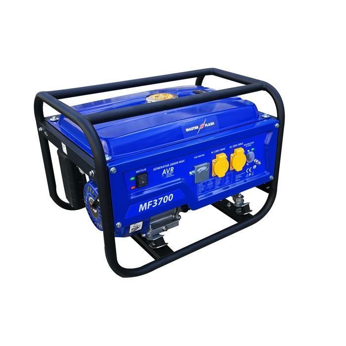 Generador de gasolina con luz LED recargable - MASTER FLASH - 2900W máx. - 96dB(A) - 15L