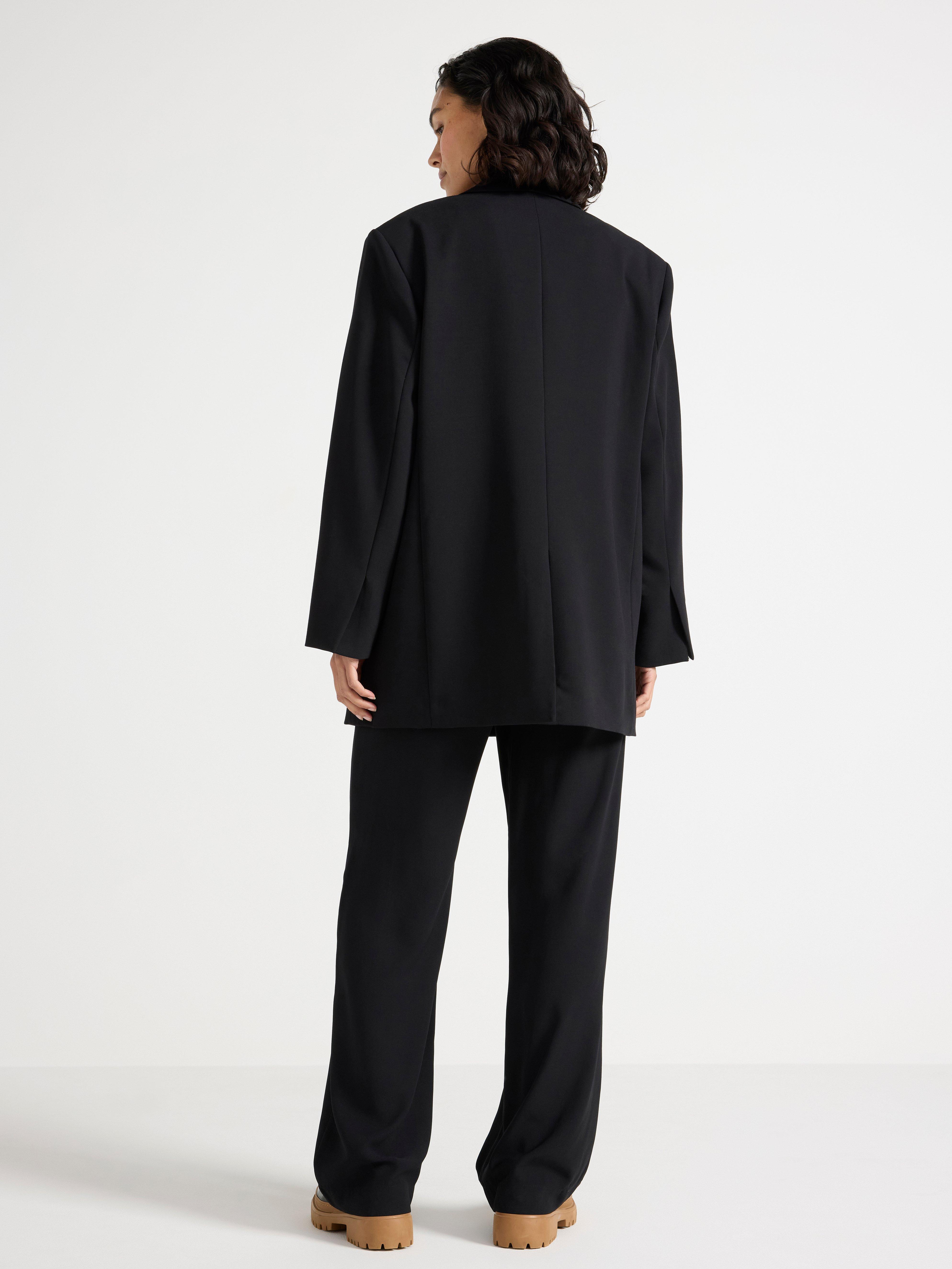 Pantalones rectos BELLA negros