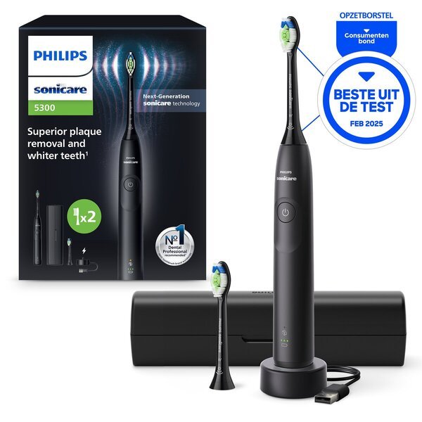 Philips Sonicare 5300 električna četkica za zube crna