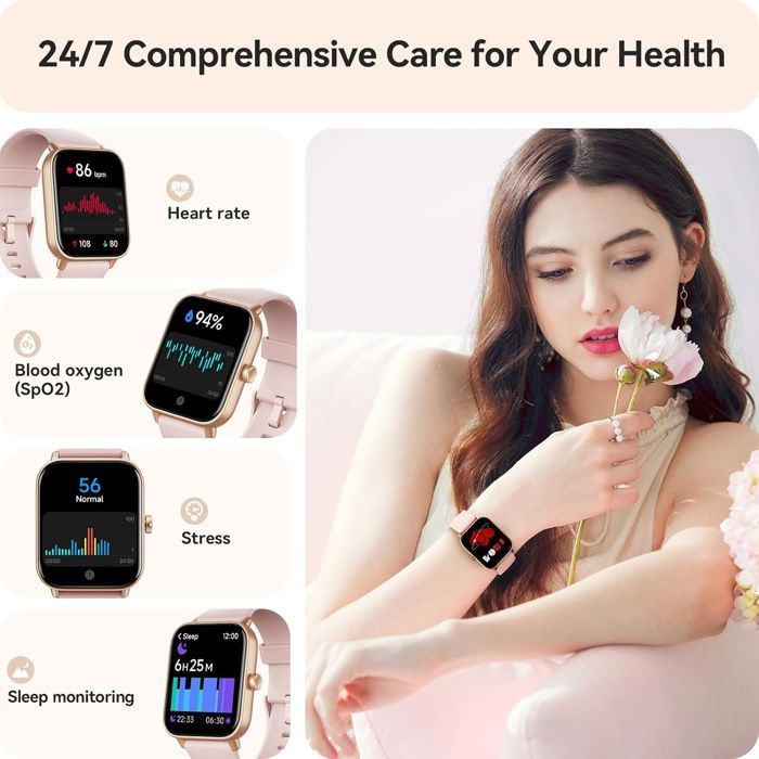 Smartwatch - Chronus - Chamadas Bluetooth - Alexa integrada - Monitor de atividades - Tela HD de 1,8