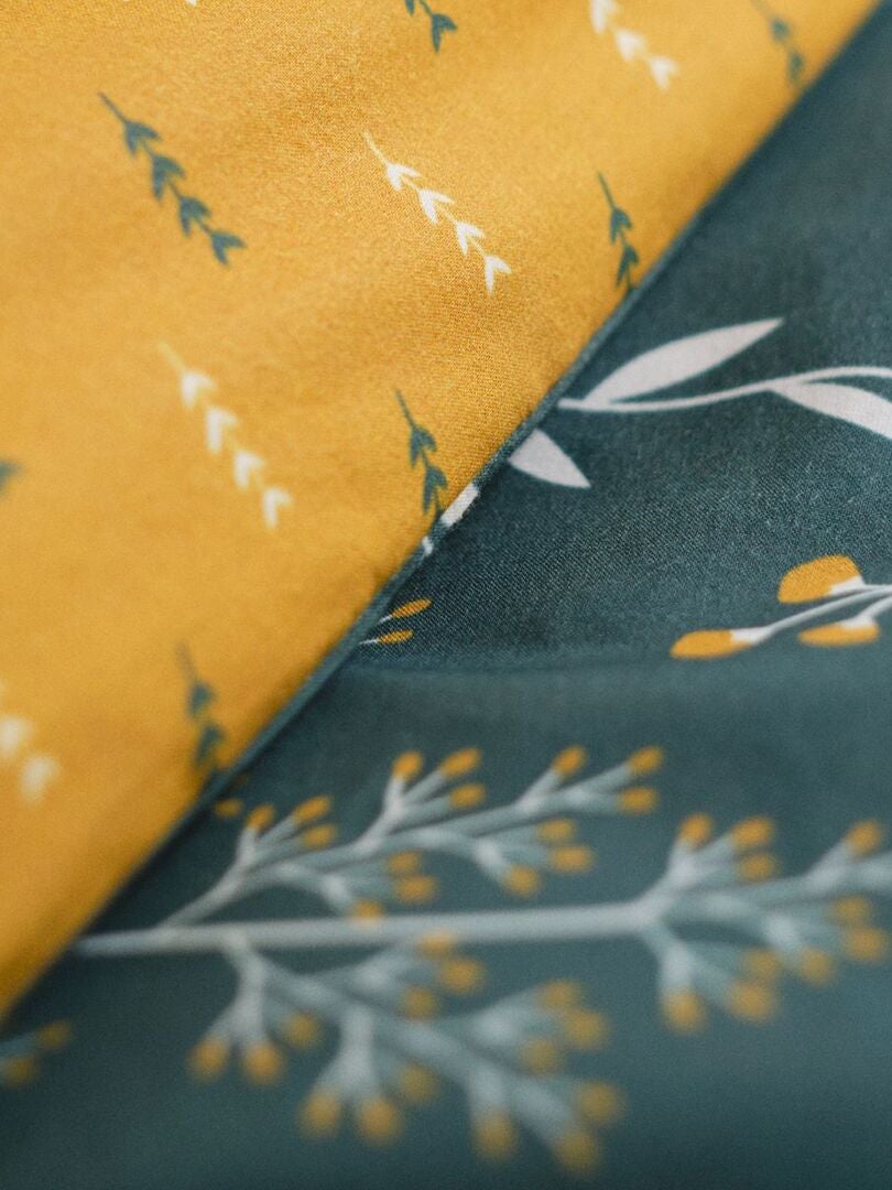 Conjunto de cama estampado - VERDE