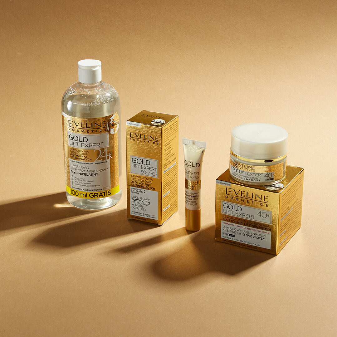 Eveline krema za zatezanje područja oko očiju i usana 15ml Gold Lift Expert