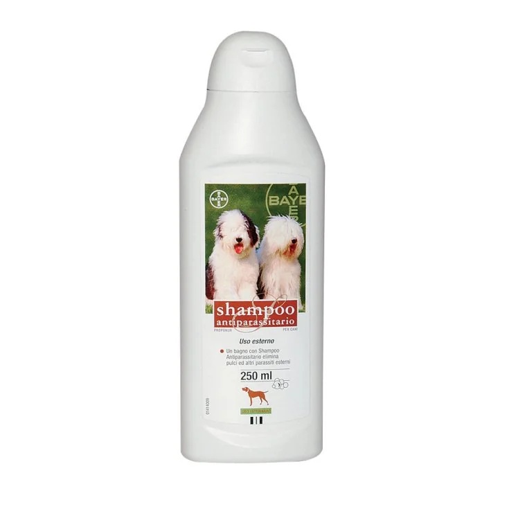 Shampoing antiparasitaire Bayer pour chiens, 250 ml, pour une santé et une beauté optimales