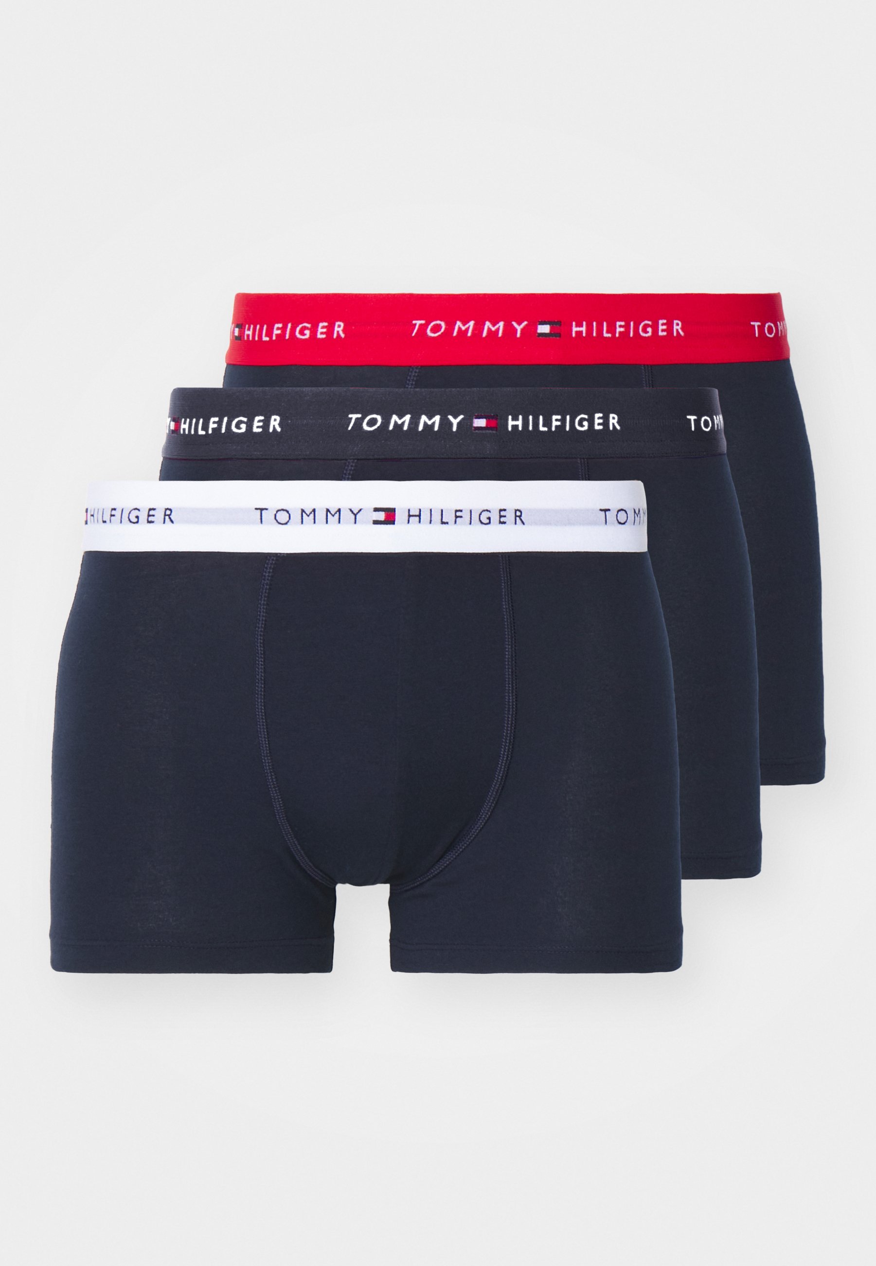 Tommy Hilfiger SIGNATURE TRUNK 3-PACK - Boxershorts - primair rood/wit/woestijnblauw