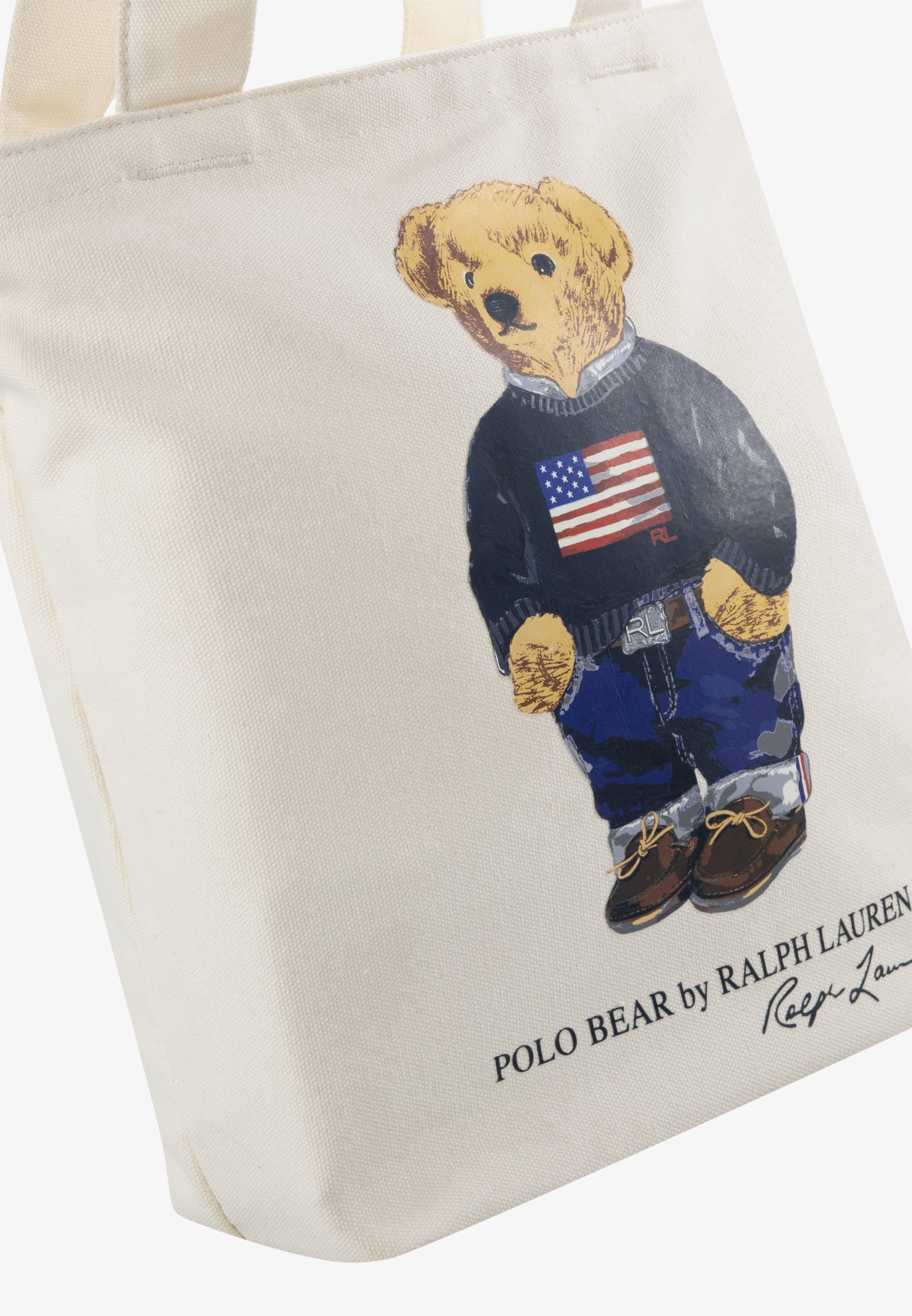 Sac cabas unisexe Polo Ralph Lauren Ours - naturel