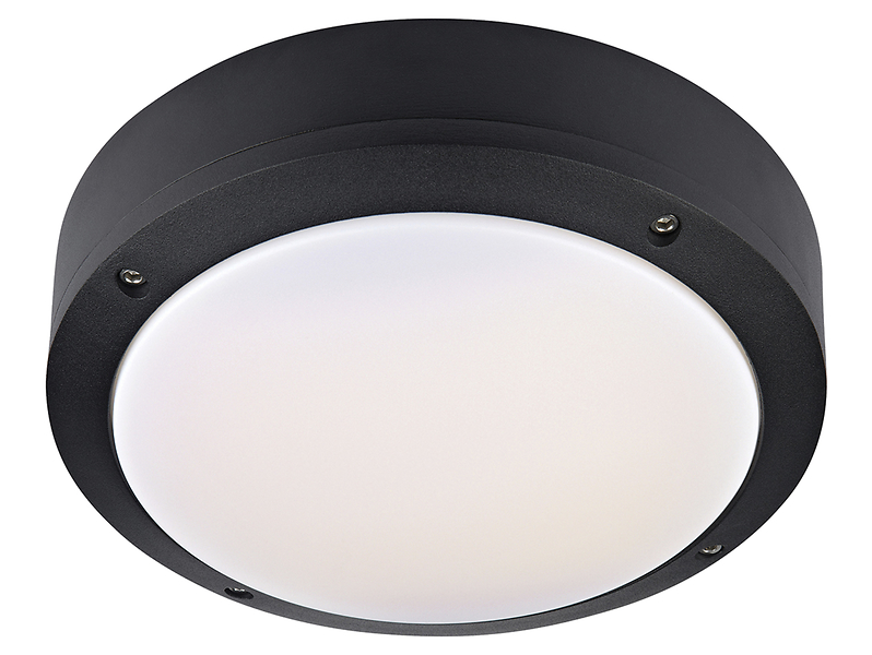 Plafon Luna aluminiowy czarny