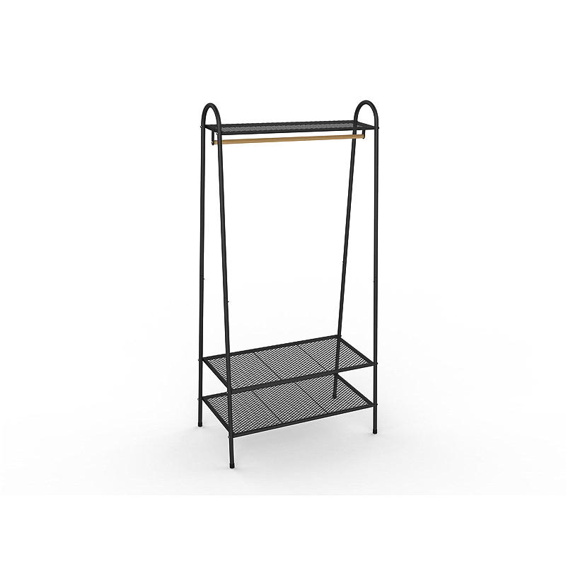 Tøjstativ 93x40x160 cm med 3 hylder