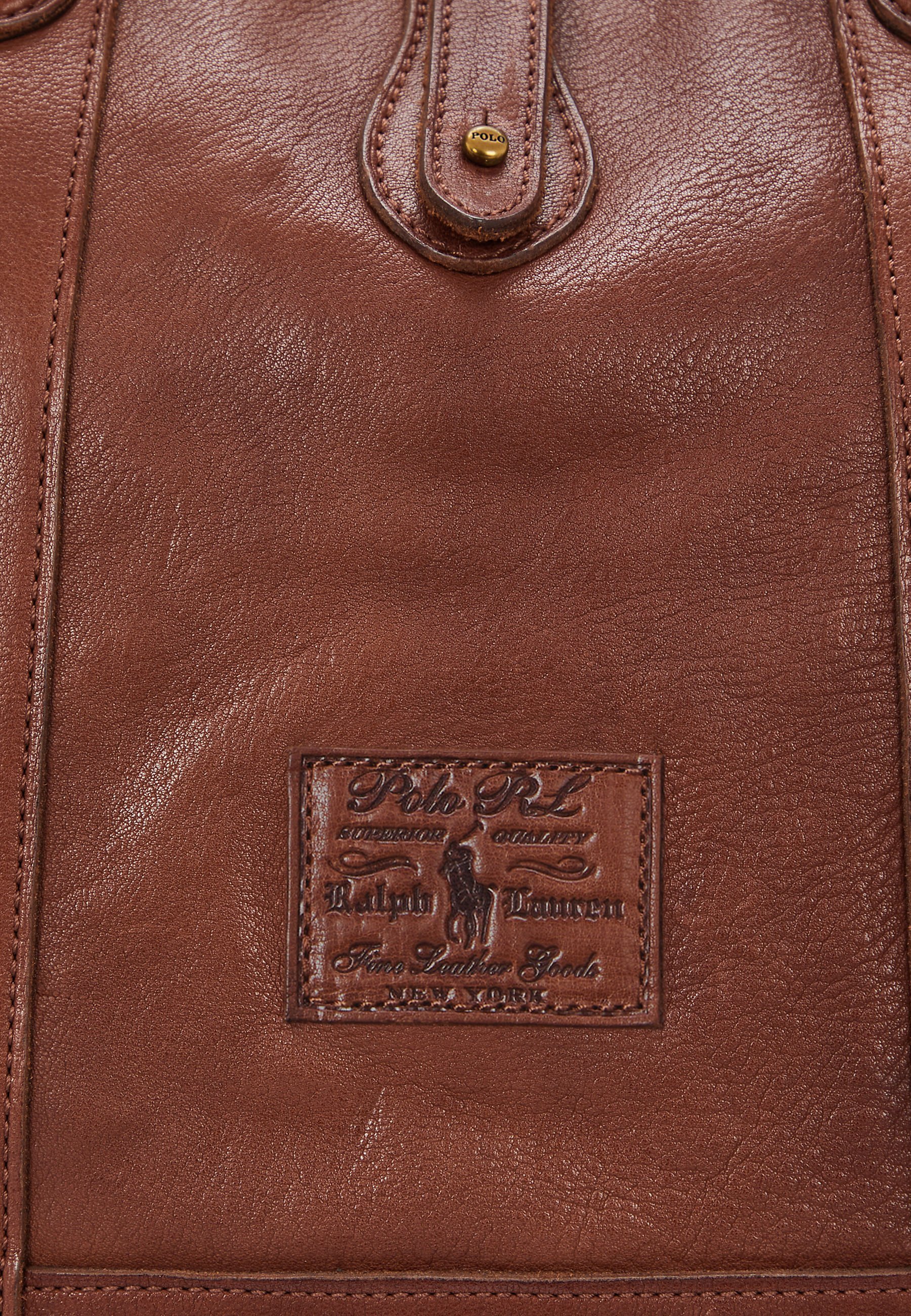 Polo Ralph Lauren HERITAGE LEHTKOTT - Käekott - pruun