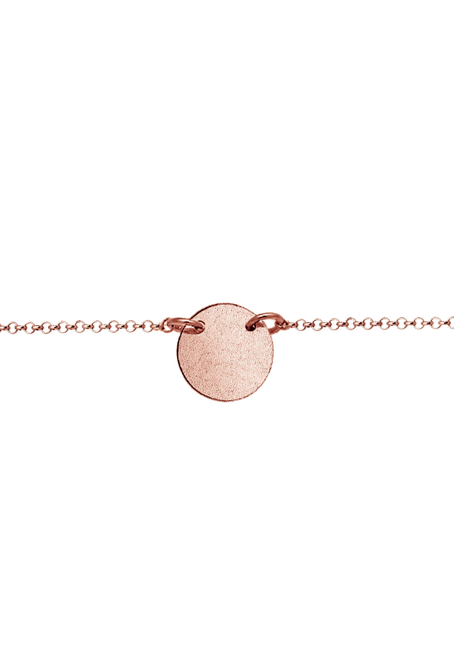 Elli Femme Choker Paillette Simple - (925/1000) Argent