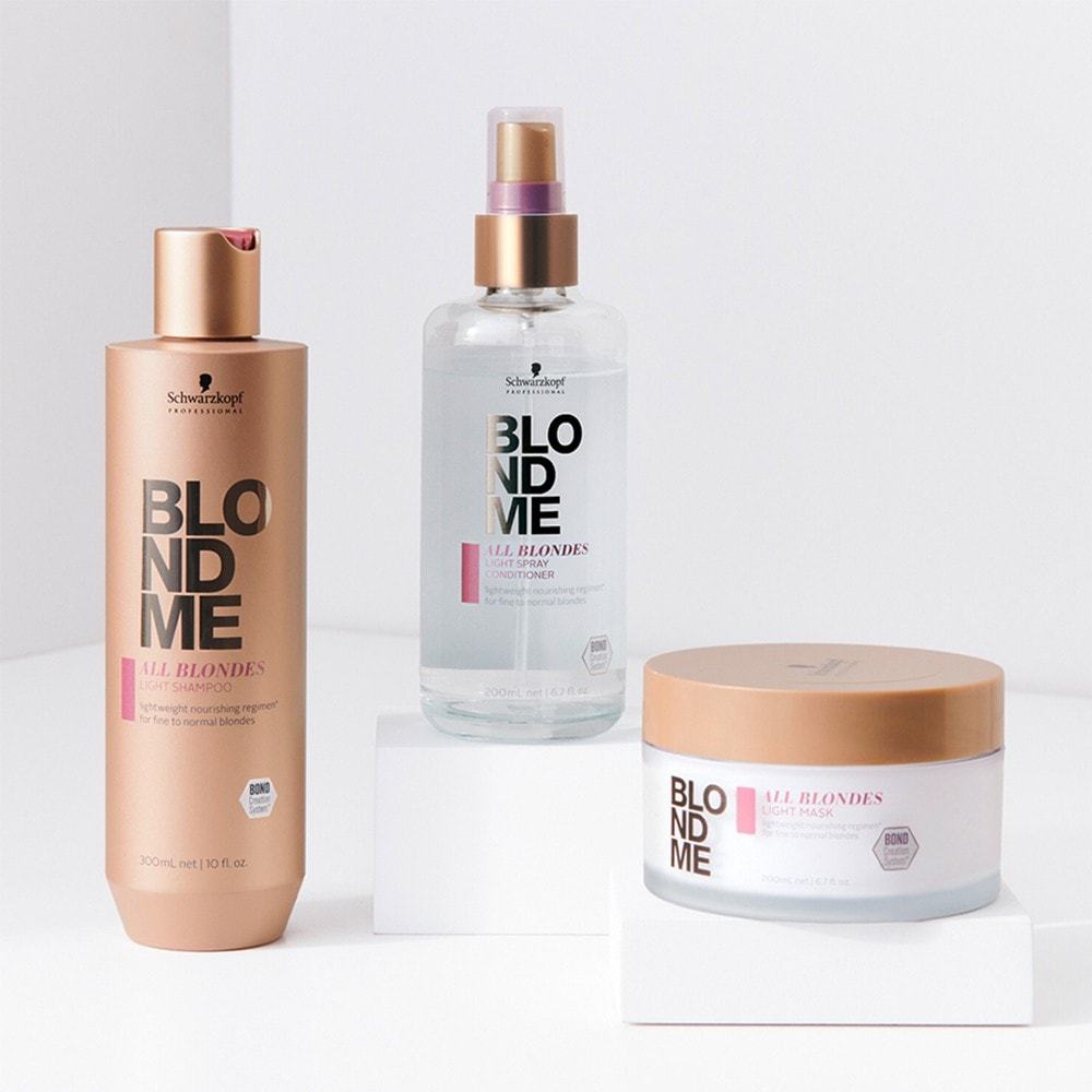 Schwarzkopf Professional BLONDME All Blondes Light Volume 0.07 mm D kondicionieris - 200 ml