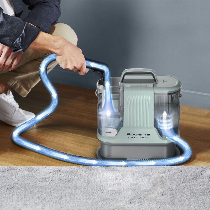 Rowenta, Clean It Compact, Shampouineuse, Détacheur, Nettoyeur portable, Design compact, IN3020F0