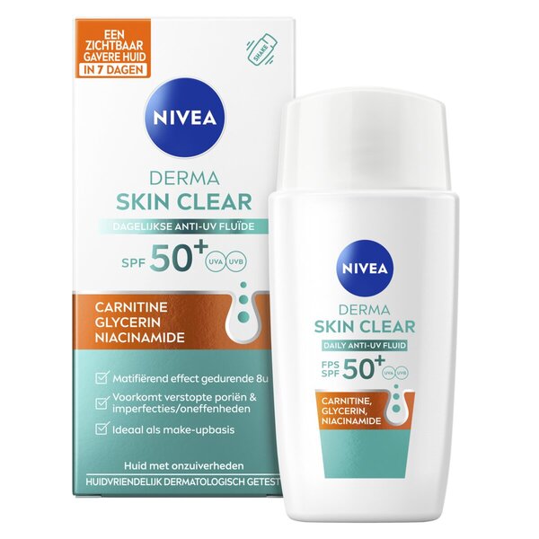 Nivea Derma Skin Clear Daily Anti-UV-vätska 40 ml