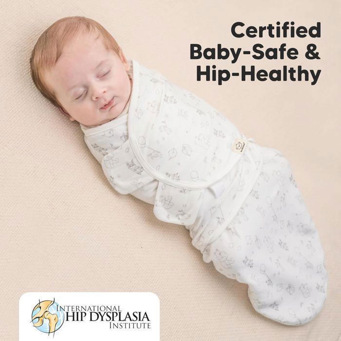 Conjunto de 3 Sacos de Dormir com Zíper para Bebês – Saco de Dormir para Recém-Nascidos de 2 a 7 Meses