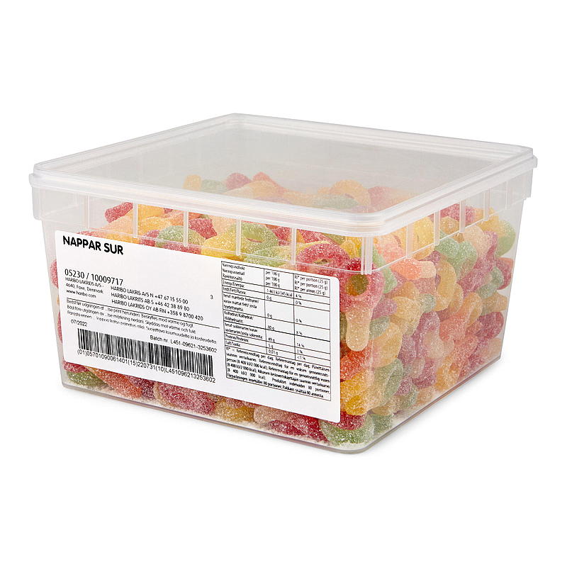Caramelos ácidos Haribo 2,0 kg
