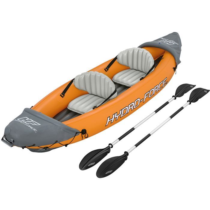 Kayak Bestway Hydro force Lite-rapid X2 - 2 places - Orange - Adulte - Rafting - 160 kg - 2 ans