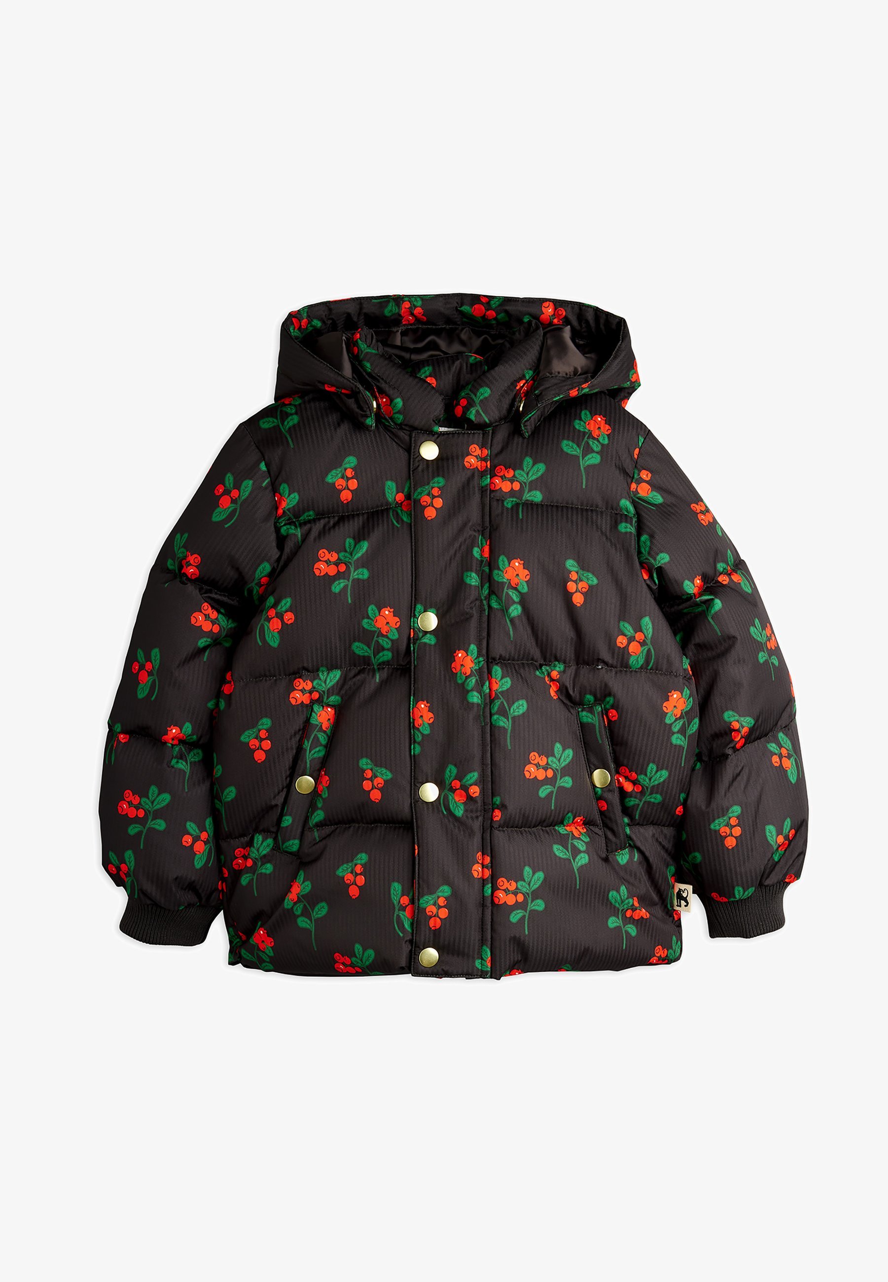 Mini Rodini LINGORBERSIES HOODED UNISEX - Winterjas - zwart