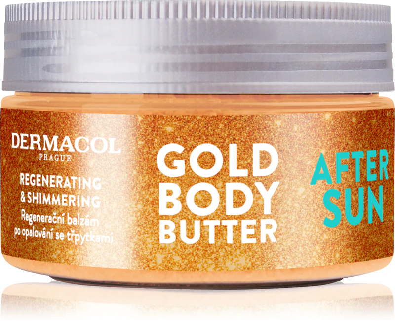 Dermacol After Sun regenererende bodycrème met glitters