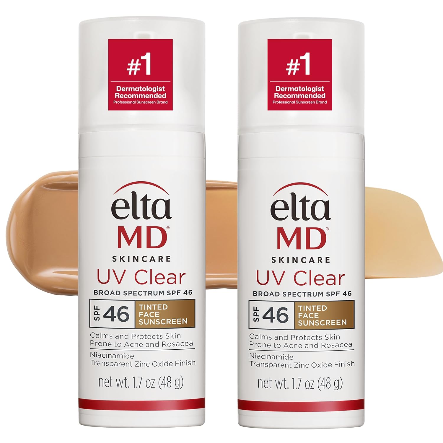 EltaMD UV Clear Face Sunscreen SPF, Oil-Free Sunscreen with Zinc Oxide, Dermatologist Recommended