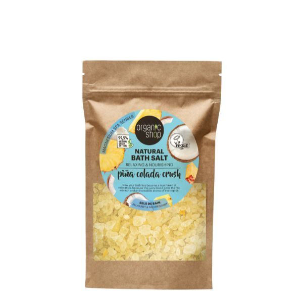 Økologisk Pina Colada Crush Naturlig Badesalt 500g