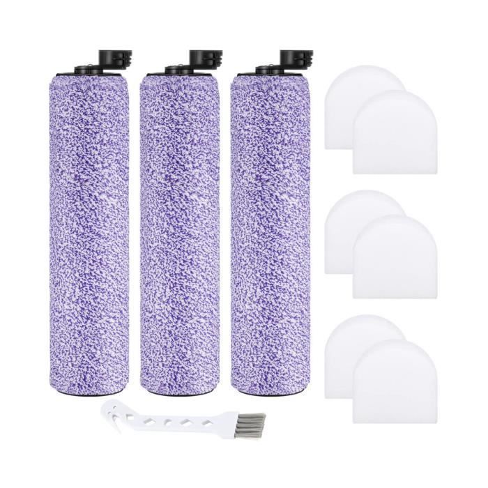 Brosse principale et filtre mousse de rechange compatibles Shark WD100/WD101/WD200/WD201