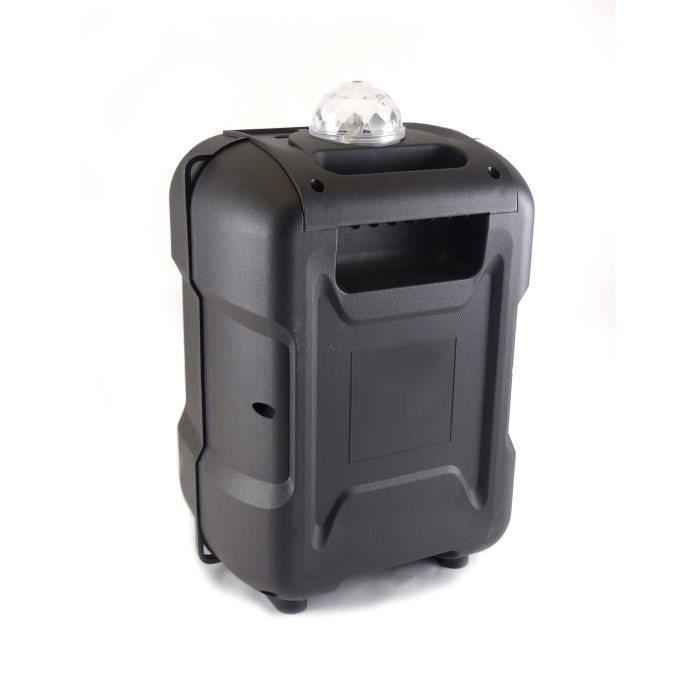 Bluetooth speaker with light-up karaoke system - INOVALLEY - DANCE CUBE 44 - 150W - LED kaleidoscope effect