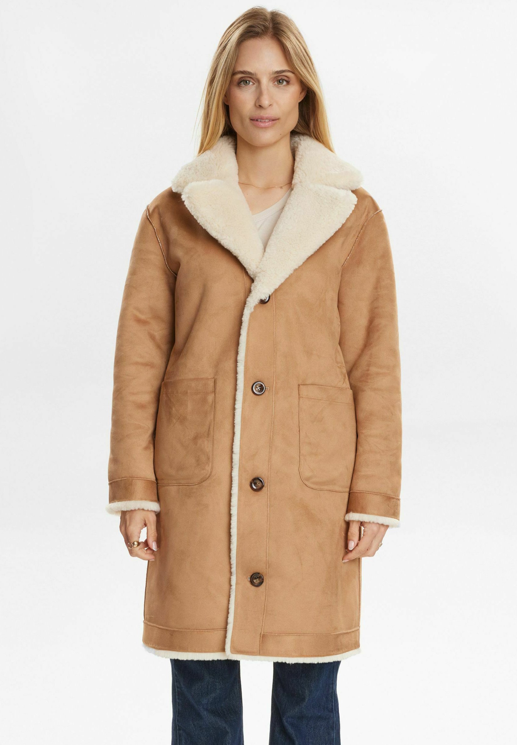 Nümph NUELLIOT REVERSIBLE - Cappotto invernale - cognac