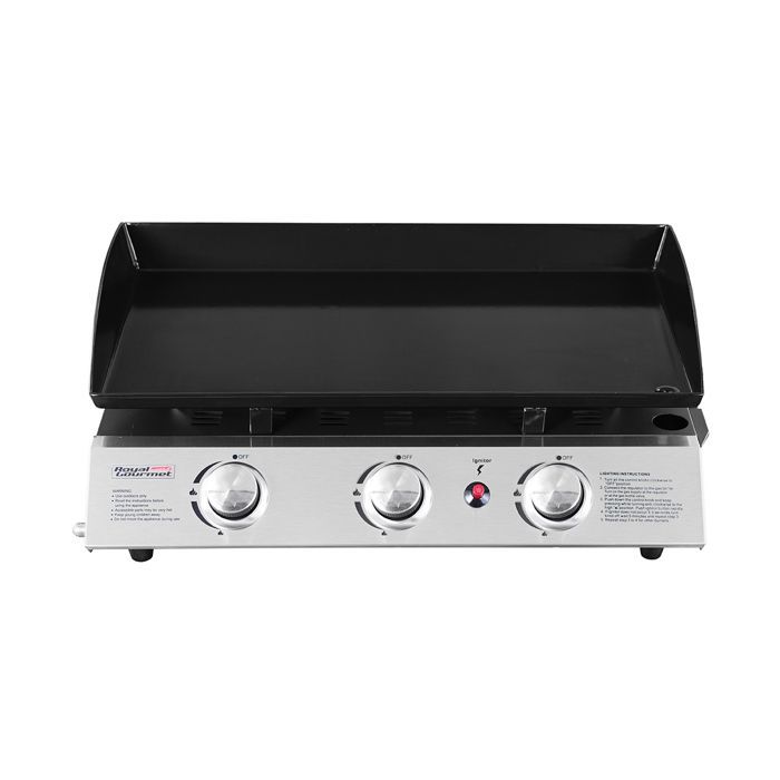 Prato 3-burner gas griddle - Jardideco