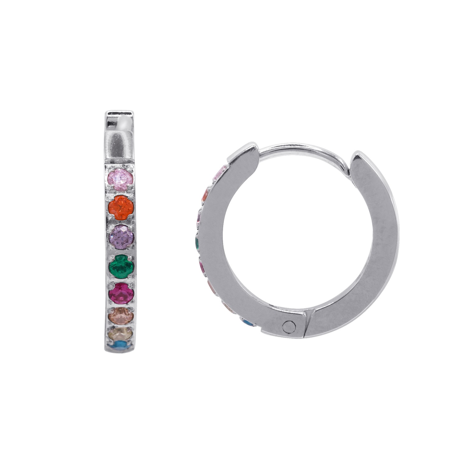 Heideman Boucles d'oreille Hedda couleur argentée polie