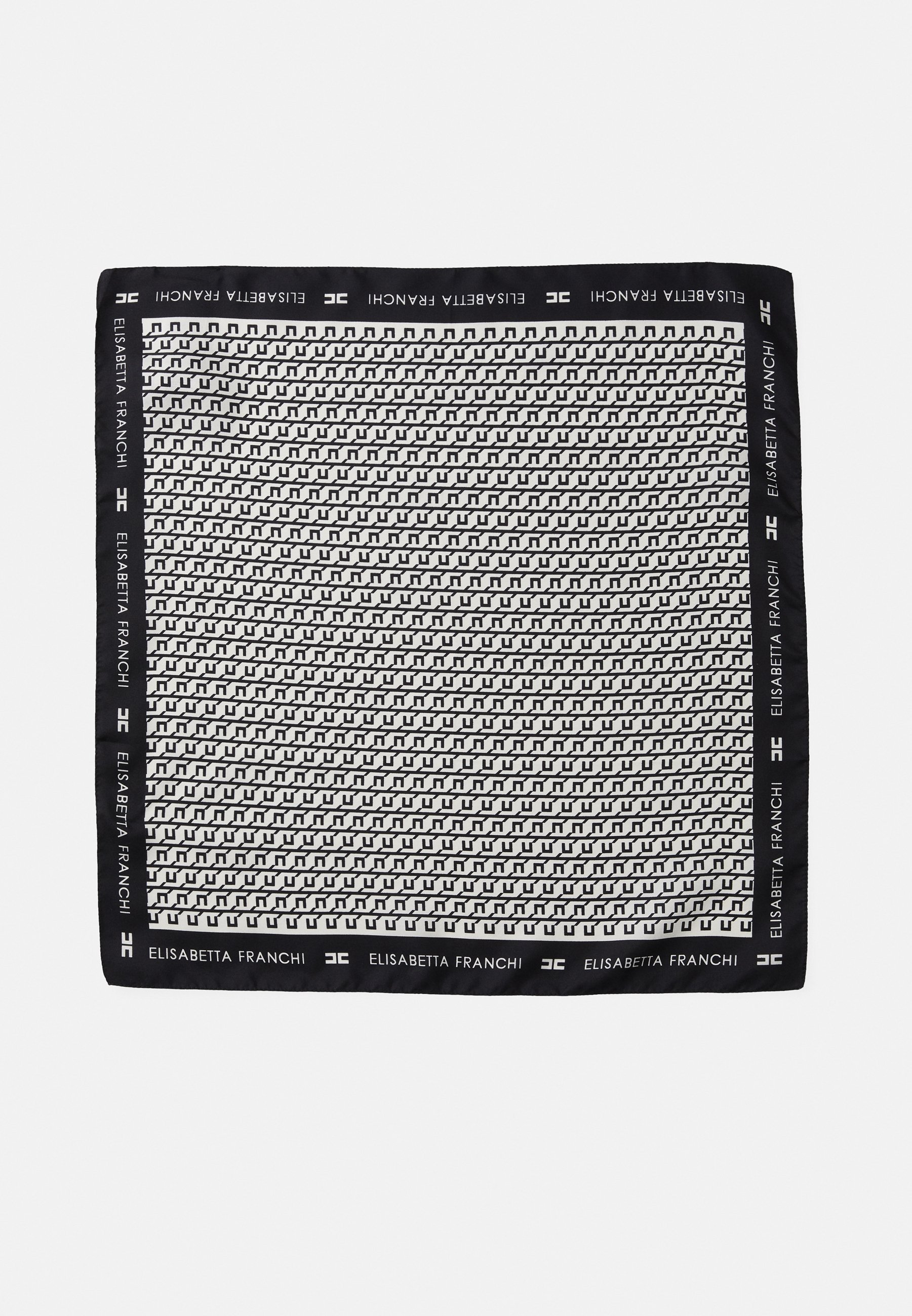 Elisabetta Franchi DAMEN-FOULARD – Foulard – Milch/Nero