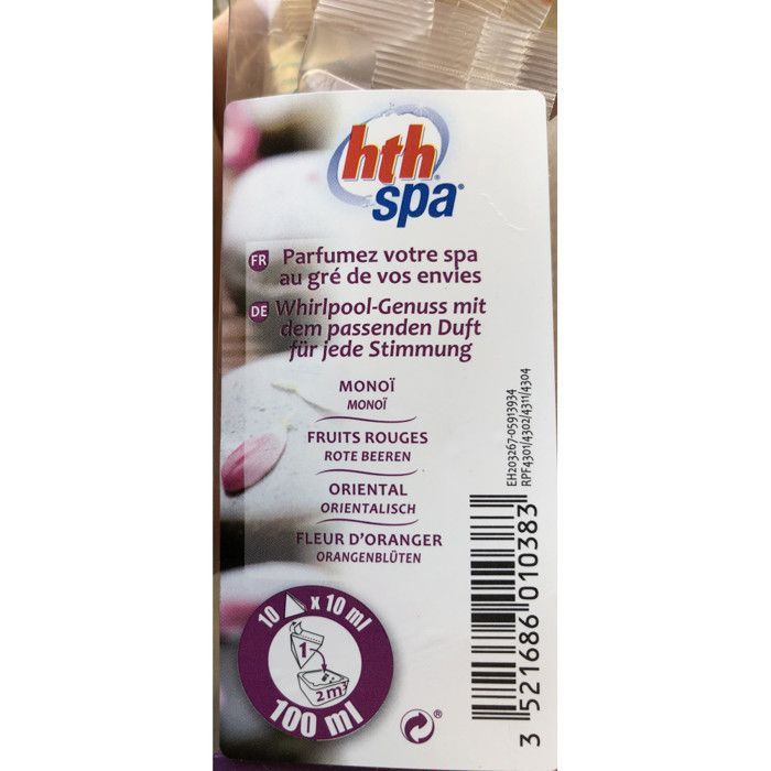 Fragancias HTH Spa - Surtido de 4 fragancias - 40 ml