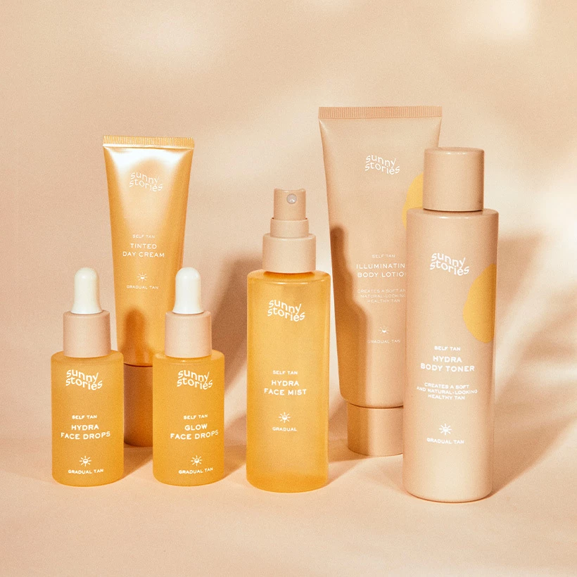 Öntanító hidratáló arccseppek fokozatos barnulásért 30 ml - Sunny Stories