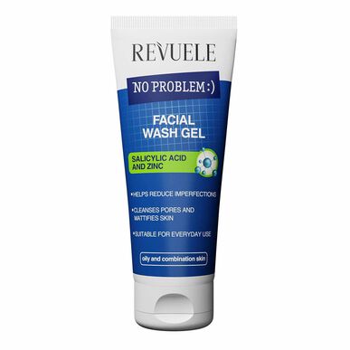 Revuele No Problem Wash gel za čiščenje obraza s salicilno kislino za mastno kožo 200 ml