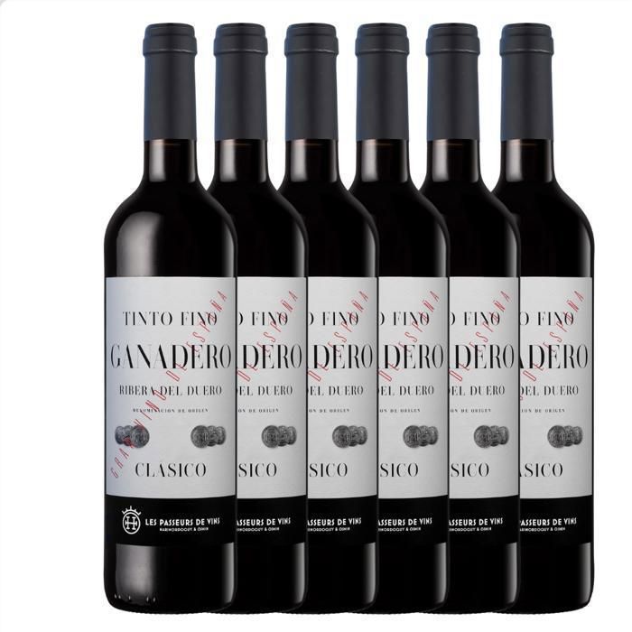 Ganadero 2023 - Vino tinto español - Estuche regalo 6 botellas Les Passeurs de Vins