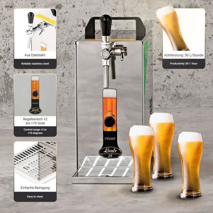 Tireuse à bière - PYGMY - 25 - 30 litres/h - Acier inoxydable - Vert